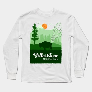 Yellowstone National Park Nature Long Sleeve T-Shirt